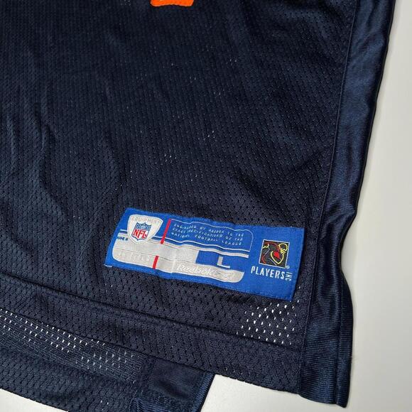 VTG Reebok NFL Equipment Chicago Bears Brian Urlacher 54 Jersey Men’s Large Blue - Picture 6 of 10